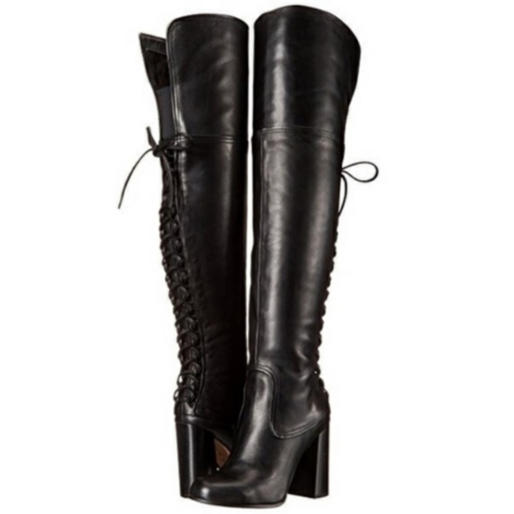 Vince Camuto Tolla Over the knee Lace
up Boots
